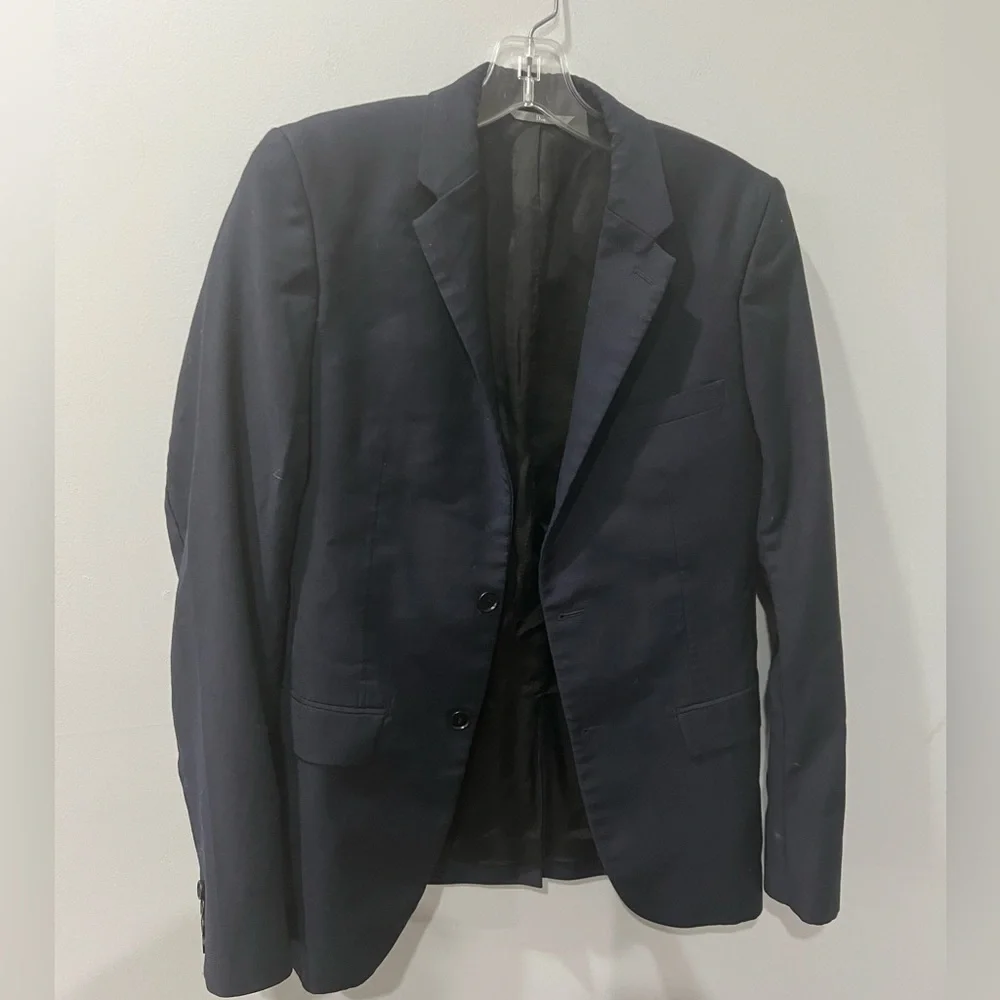 Dior black suit jacket coat size 44R